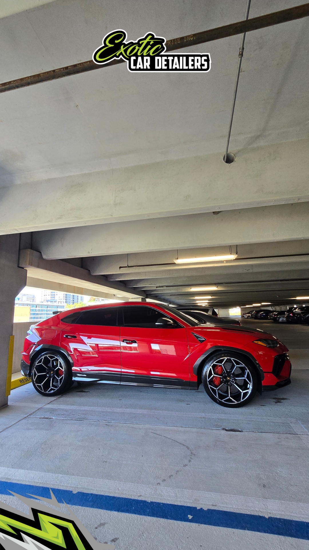 Lamborghini Urus red - Exotic Car Detailers - Carlos Rios