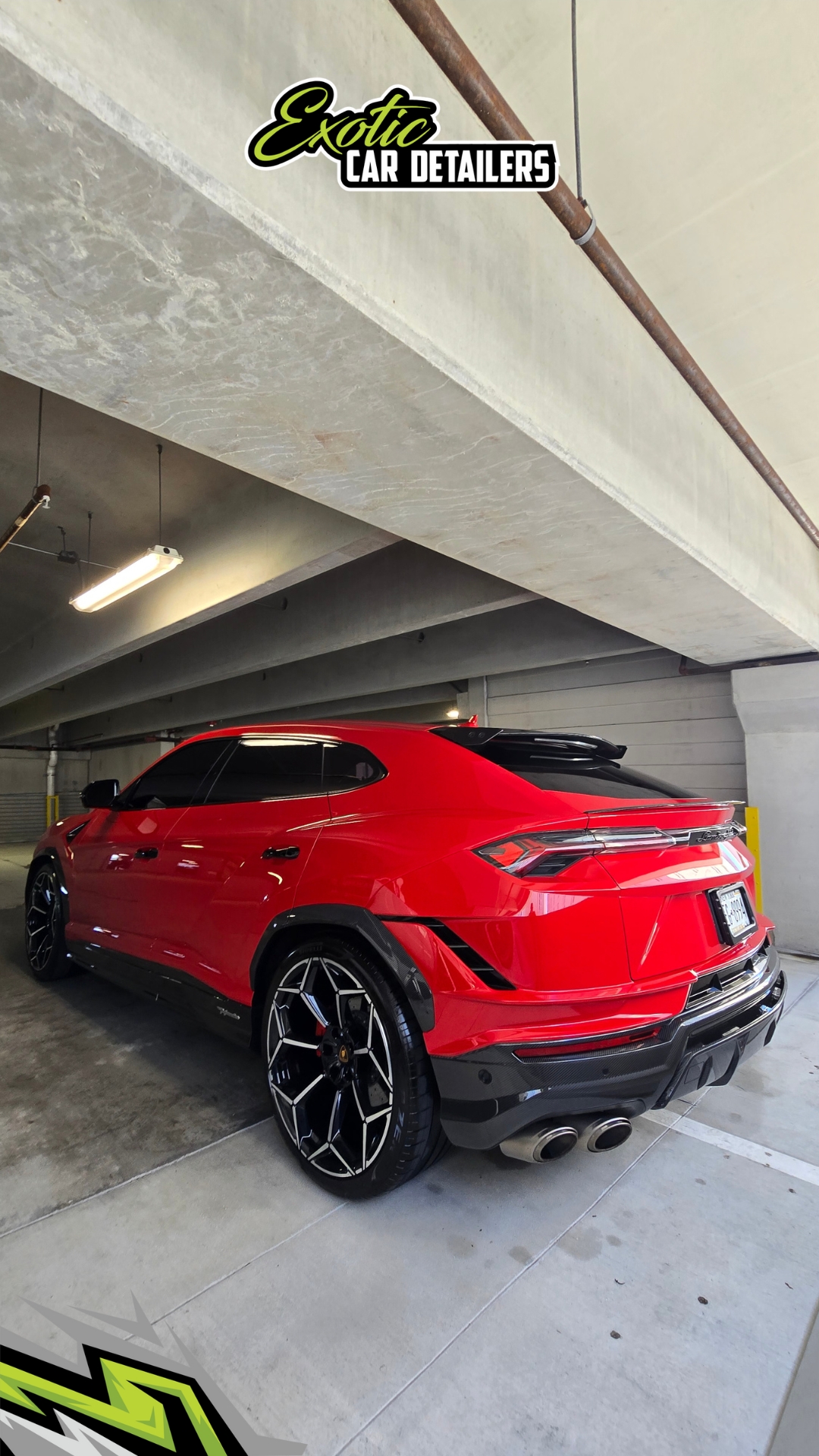 Lamborghini Urus red - Exotic Car Detailers - Carlos Rios