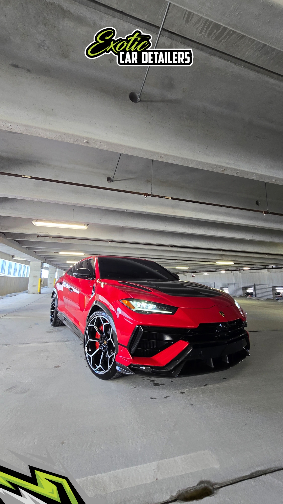 Lamborghini Urus red - Exotic Car Detailers - Carlos Rios