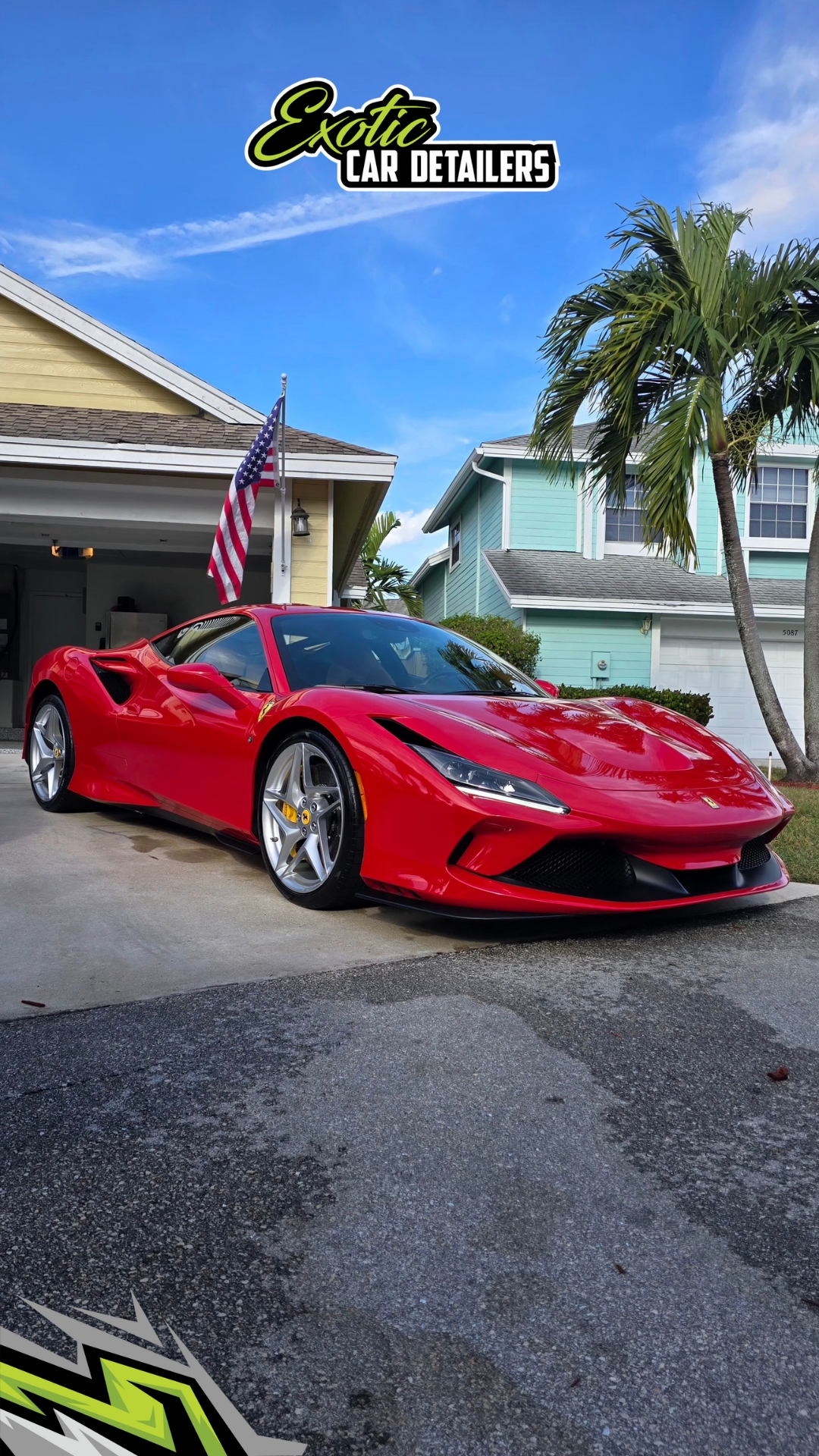 Ferrari f8 tributo - Exotic Car Detailers - Carlos Rios